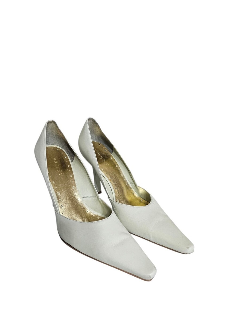 BCBG Girls Light Green Leather High Heel Shoes Pumps Size 10 B
